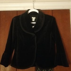 NWT Anthropologie velvet odille jacket
